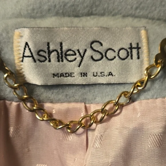 Ashley Scott Women's Light Blue Coat - Picture 7 of 8